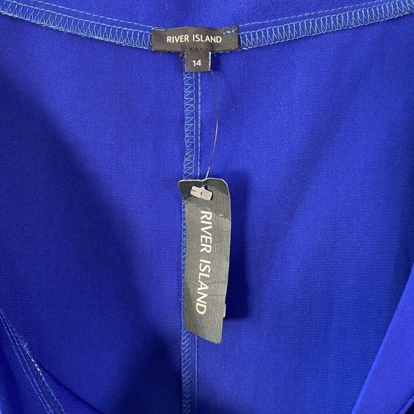 River Island Off-Shoulder Dress Sz 10 - Picture 4 of 10